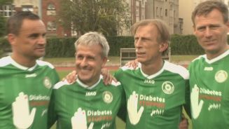Christoph Daum und Pierre Littbarski gegen Diabetes